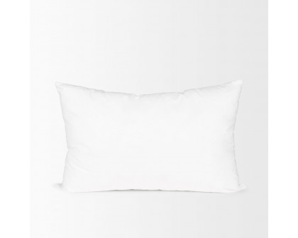 Mercana Down Fill Pillow Insert 15 x 23 - White