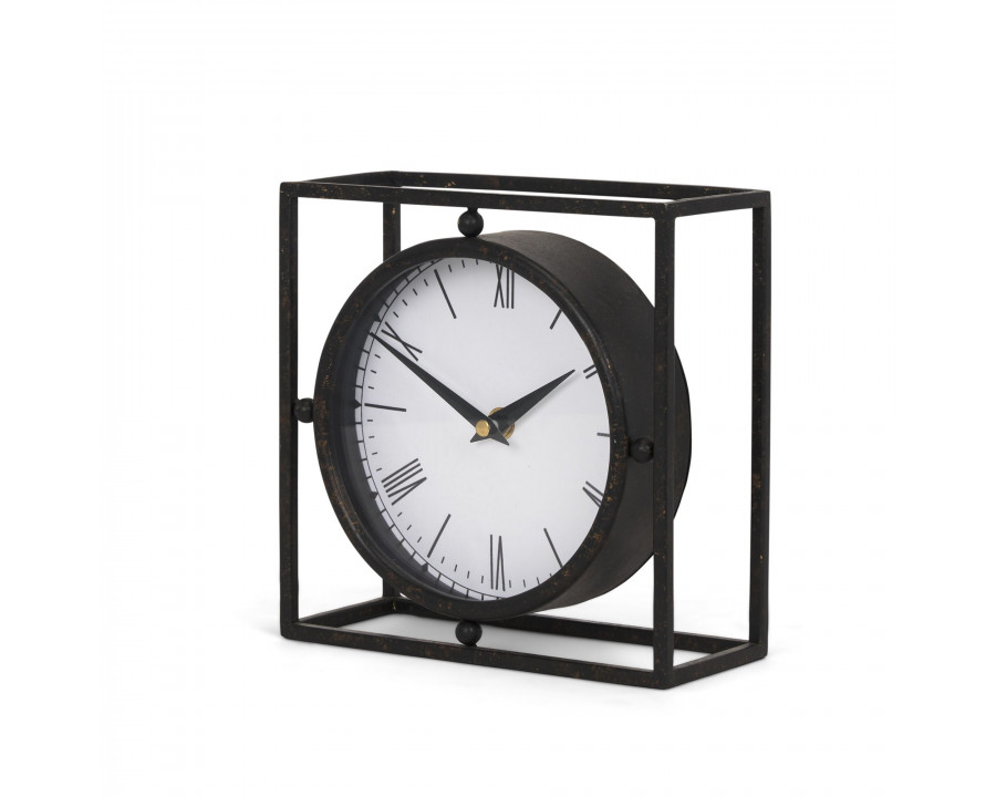 Mercana - Raisa Black Table Clock