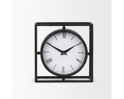 Mercana - Raisa Black Table Clock