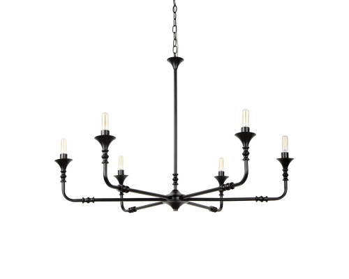 Mercana Gabriel Small Chandelier - Black