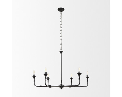 Mercana Gabriel Small Chandelier - Black