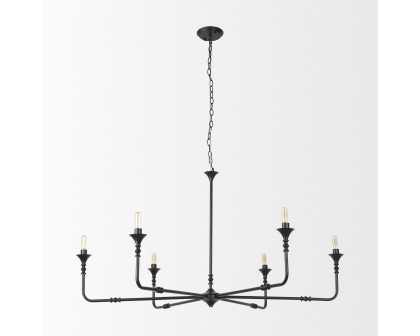 Mercana Gabriel Large Chandelier - Black