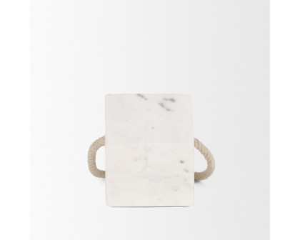 Mercana Raena Marble House Door Stopper - White