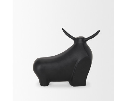 Mercana Radu Large Metal Bull Decorative Object - Black