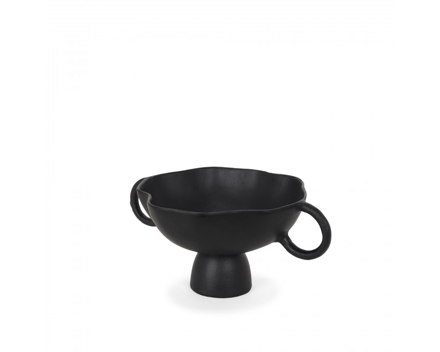 Mercana Radka Metal Decorative Bowl - Black, Small