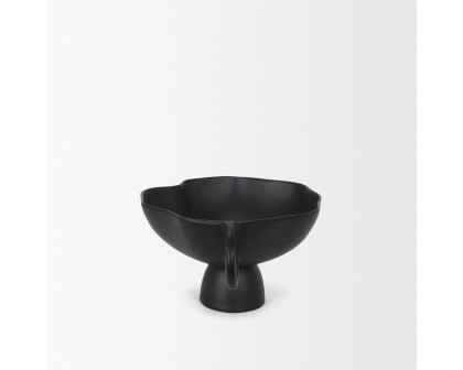 Mercana Radka Metal Decorative Bowl - Black, Small