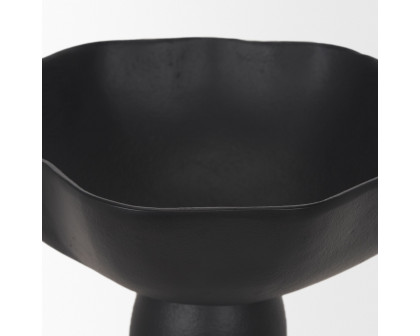 Mercana Radka Metal Decorative Bowl - Black, Small