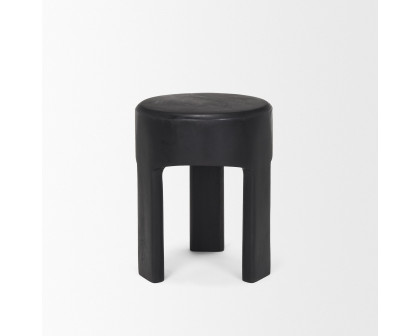 Mercana - Riya Counter Stool in Black, Wood