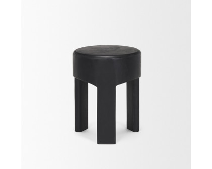 Mercana - Riya Counter Stool in Black, Wood