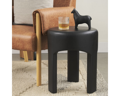 Mercana - Riya Counter Stool in Black, Wood