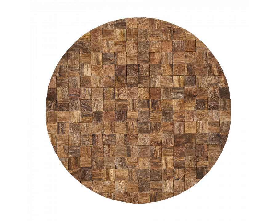 Mercana 32" Into the Abyss II Wall Art - Light Brown, Wood