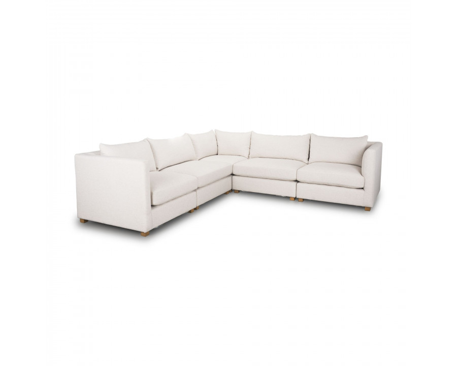 Mercana Halston 5 Piece Sectional - Oatmeal