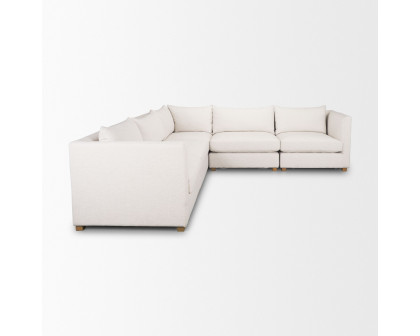 Mercana Halston 5 Piece Sectional - Oatmeal