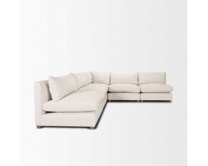 Mercana Halston 5 Piece Sectional - Oatmeal