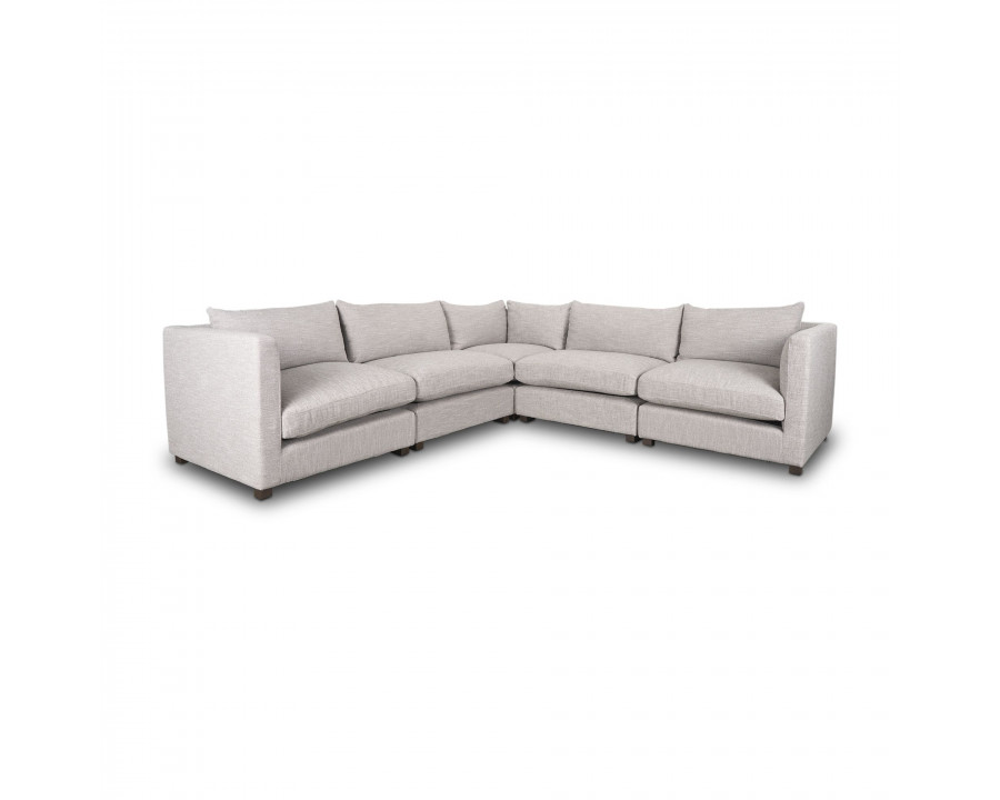 Mercana - Halston Corner 5 Piece Sectional