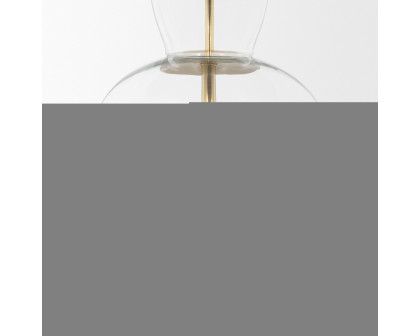 Mercana Sadah Tall Pendant Light with Gold Metal - Clear, Metal