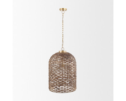 Mercana Sana Tall Pendant Light - Gold