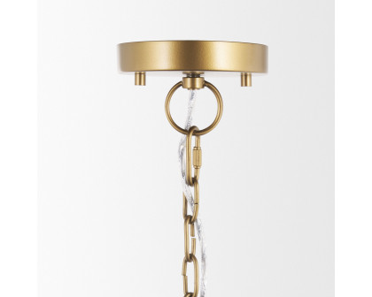 Mercana Sana Tall Pendant Light - Gold