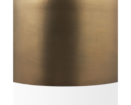 Mercana Sanne Large Pendant Light with Silver Foil - Gold, Metal