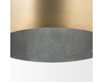 Mercana Sanne Large Pendant Light with Silver Foil - Gold, Metal