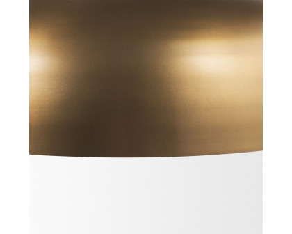 Mercana Sanne Wide Pendant Light with Silver Foil - Gold, Metal