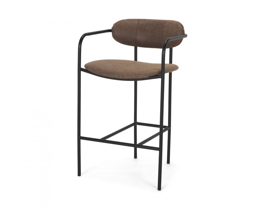 Mercana Parker 36" Counter Stool - Brown/Black