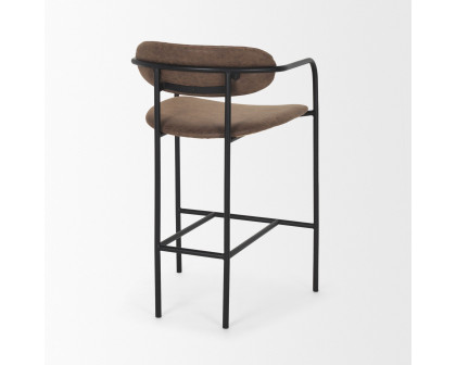 Mercana Parker 36" Counter Stool - Brown/Black