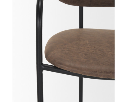 Mercana Parker 36" Counter Stool - Brown/Black