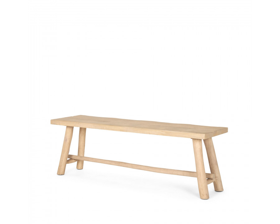 Mercana - Sekou Bench in Light Brown