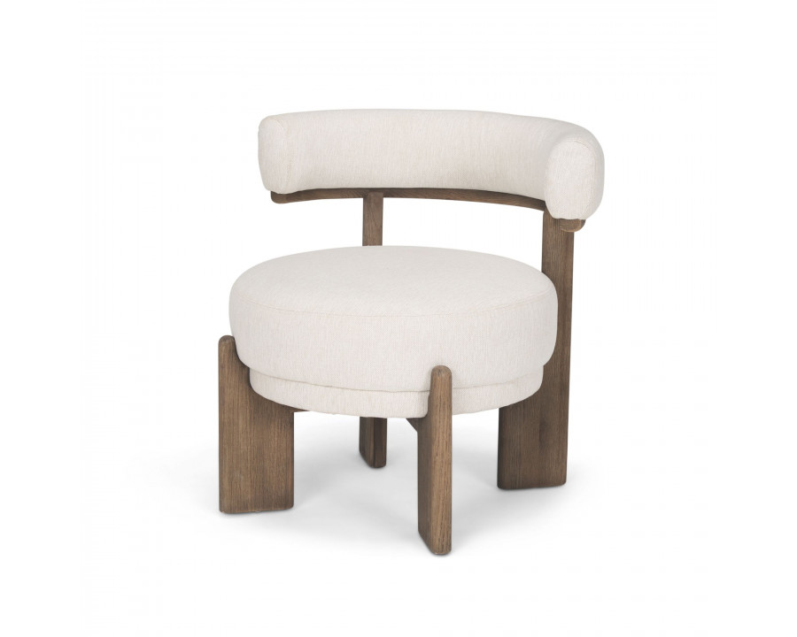 Mercana - Souvik Accent Chair in Oatmeal, Fabric