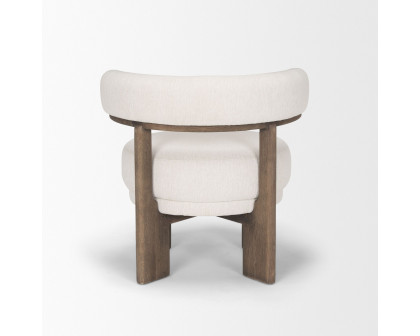 Mercana - Souvik Accent Chair in Oatmeal, Fabric