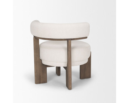 Mercana - Souvik Accent Chair in Oatmeal, Fabric