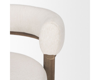 Mercana - Souvik Accent Chair in Oatmeal, Fabric