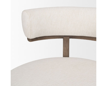 Mercana - Souvik Accent Chair in Oatmeal, Fabric