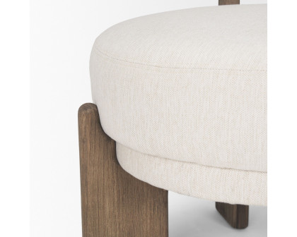 Mercana - Souvik Accent Chair in Oatmeal, Fabric