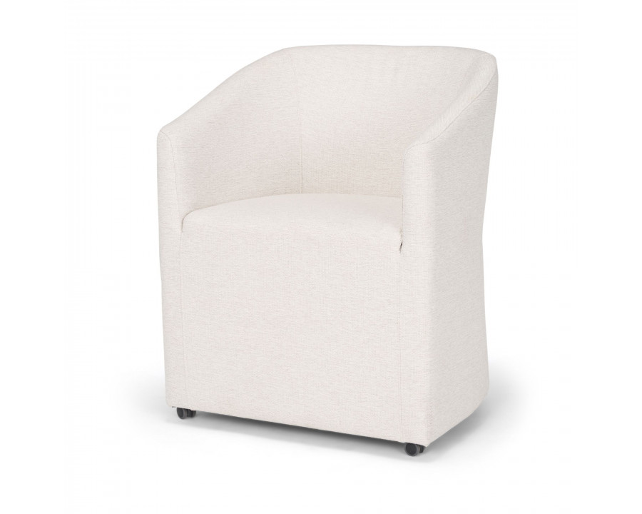 Mercana - Sondra Dining Chair in Oatmeal, Fabric