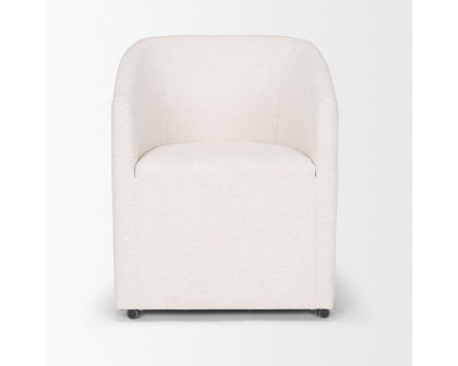 Mercana - Sondra Dining Chair in Oatmeal, Fabric