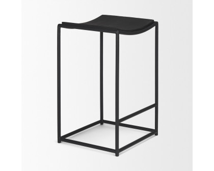 Mercana Taniel Counter Stool - Black, Wood