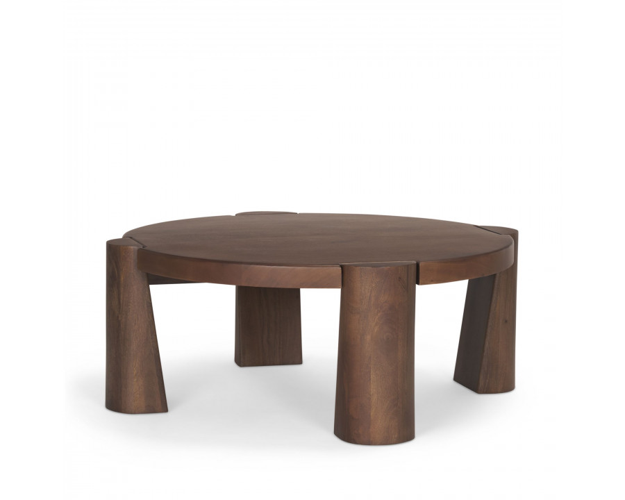 Mercana - Tammar Round Wood with Tapered Legs Coffee Table