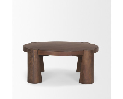 Mercana - Tammar Round Wood with Tapered Legs Coffee Table