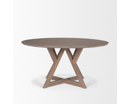 Mercana Jennings 60" Dining Table - Light Brown