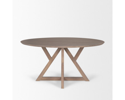 Mercana Jennings 60" Dining Table - Light Brown