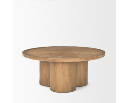 Mercana Tavi Round Coffee Table - Brown