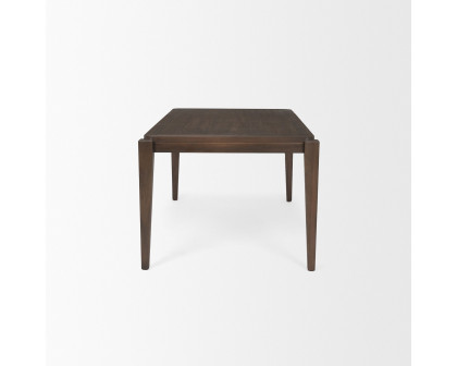 Mercana Teva Rectangular Dining Table - Dark Brown