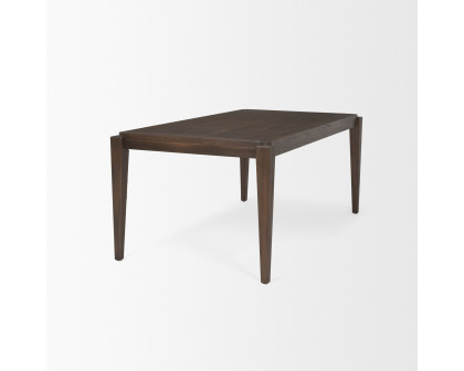 Mercana Teva Rectangular Dining Table - Dark Brown