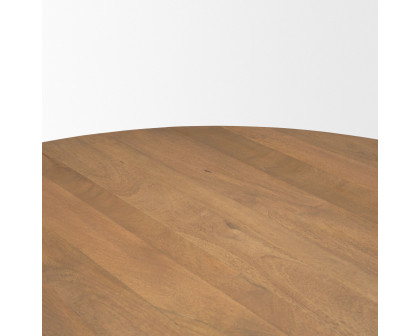 Mercana Swanson Round Dining Table - Light Brown