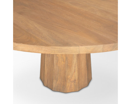 Mercana Swanson Round Dining Table - Light Brown