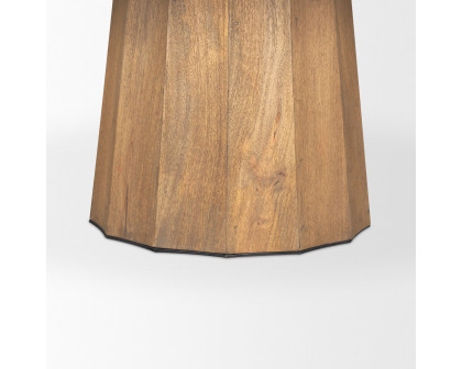 Mercana Swanson Round Dining Table - Light Brown