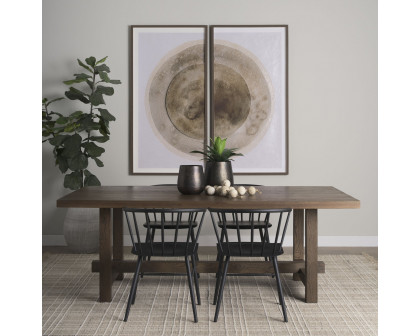 Mercana Suke Rectangular Dining Table - Light Brown