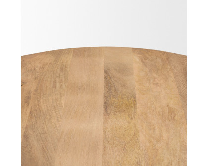 Mercana Soma Round Dining Table - Light Brown